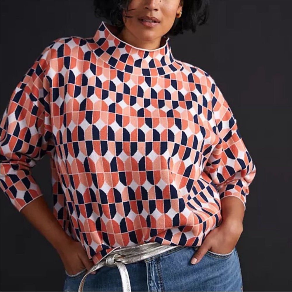 Maeve Carys Mockneck Sweater size medium